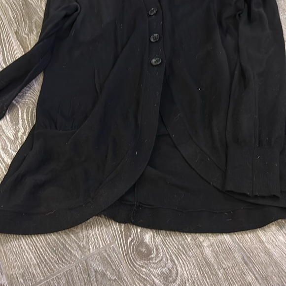 EUC BCBG Black Cardigan Size Small - Picture 4 of 7